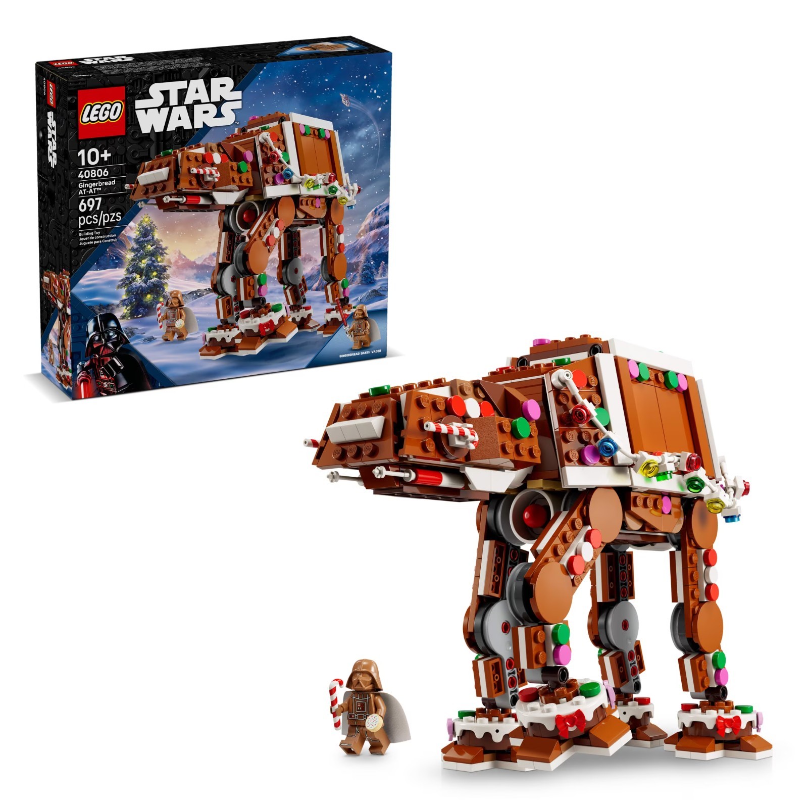 LEGO Star Wars Gingerbread AT-AT Walker 40806 Building Set