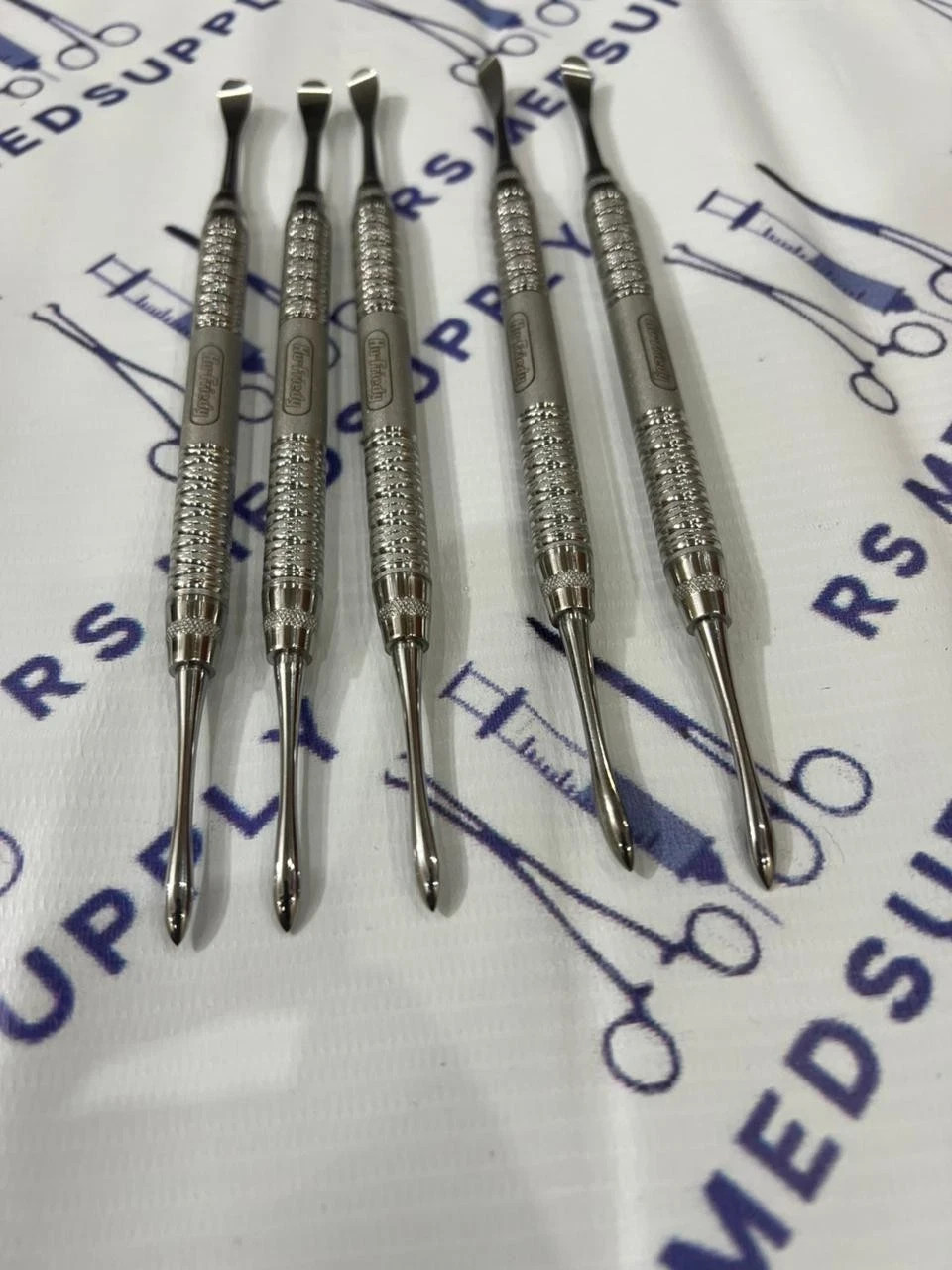 Hu-Friedy # 9 Periosteal Elevators Molt Double End Lot of 5 PCS