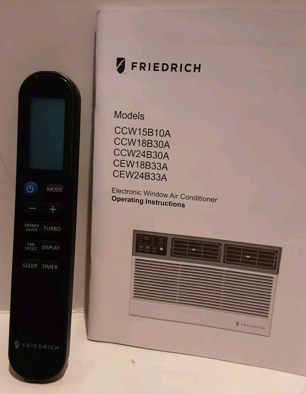 NEW FRIEDRICH FACTORY A/C AIR CONDITIONER REMOTE CONTROL CCW CEW  