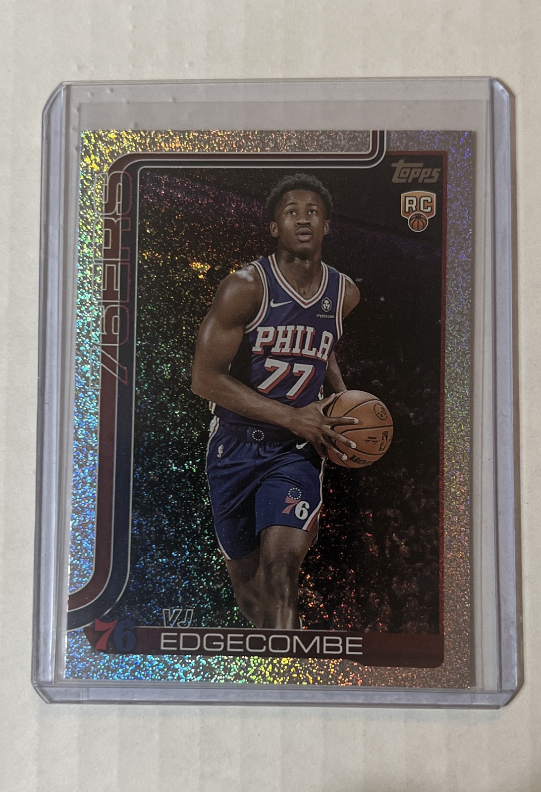 2025-26 Topps - VJ Edgecombe #203 Sandglitter (RC)