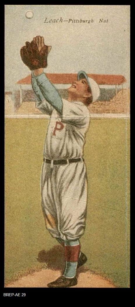 1911 T201 Mecca Reprint #29 Tommy Leach / George Gibson Maple Leafs 8 - NM/MT