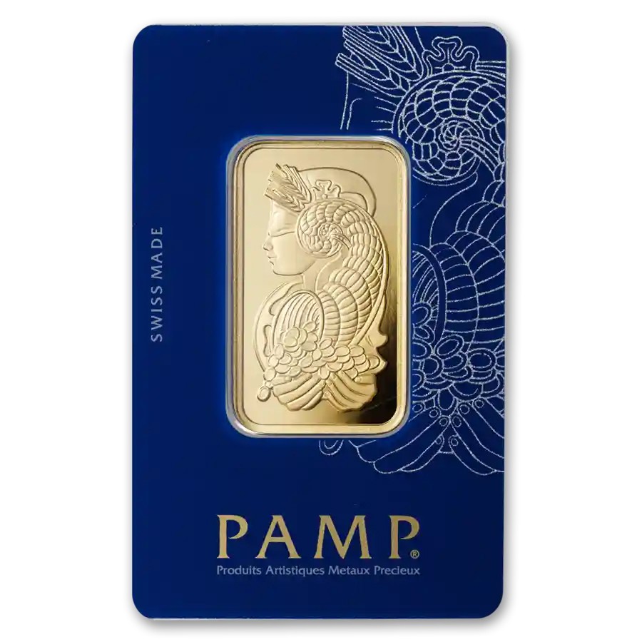 1 oz Gold PAMP Suisse Lady Fortuna Veriscan® (In Assay) .9999 Fine
