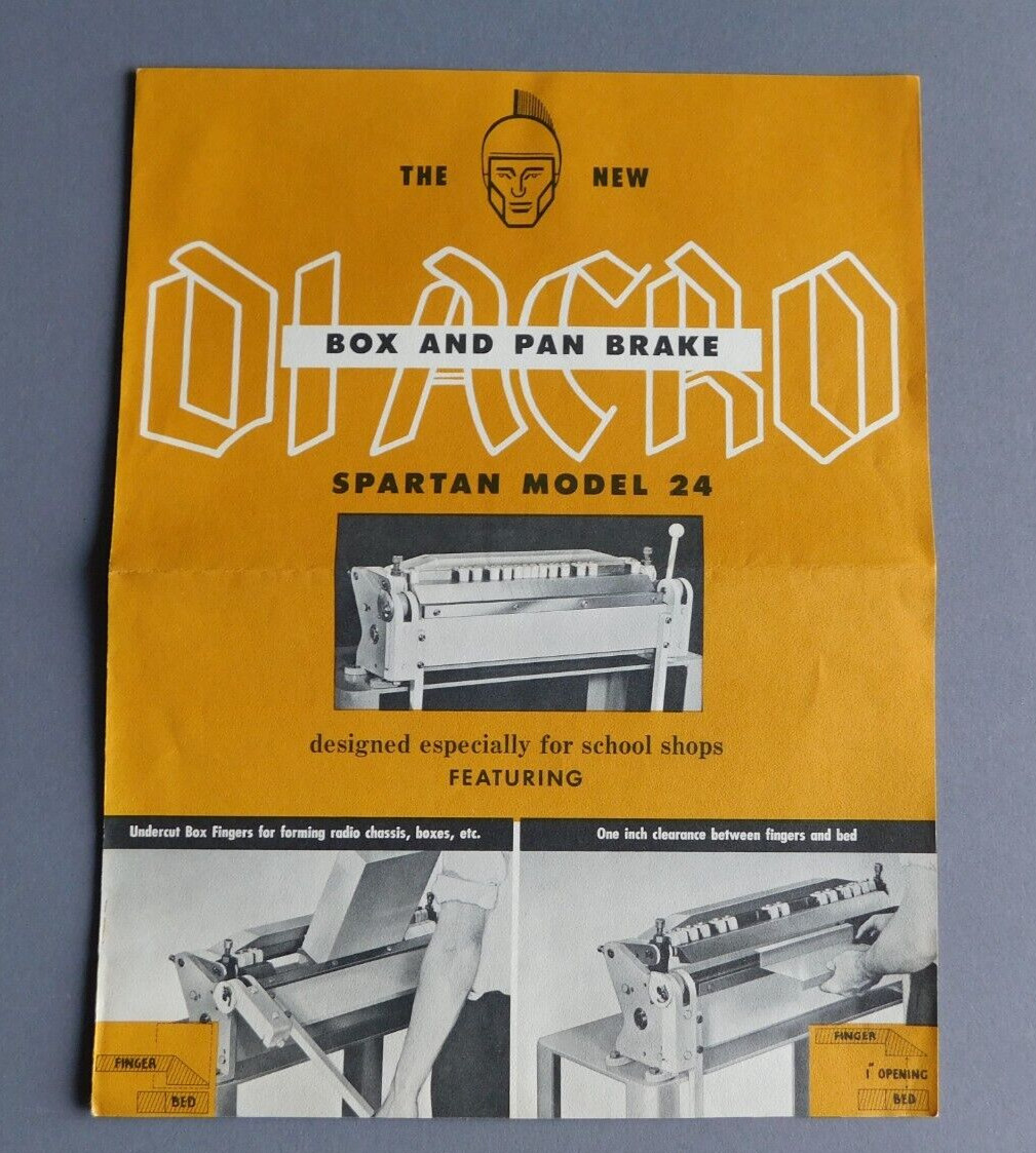 Di-Arco Box Pan Brake brochure - O\'Neil-Irwin Mfg Co, Lake City, Minnesota