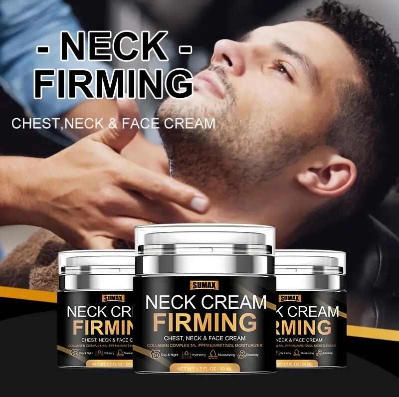 Men Neck Firming Cream - Use On Saggy Or Turkey Neck - Collagen & Retinol Men Neck Firming Cream - Use On Saggy Or Turkey Neck - Collagen & Retinol