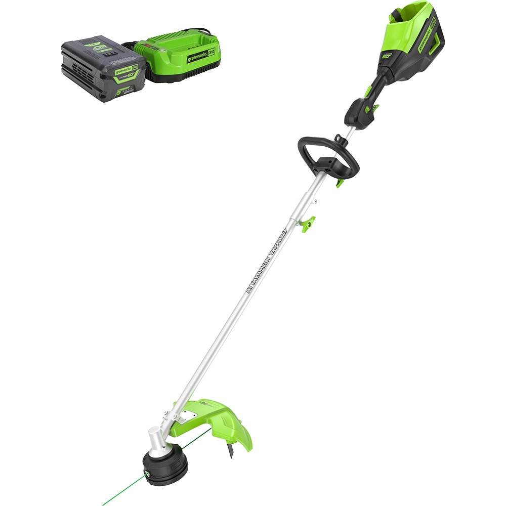 Greenworks Pro 60V 16 Cordless String Trimmer 4.0 Ah Battery & Charger ST60L413