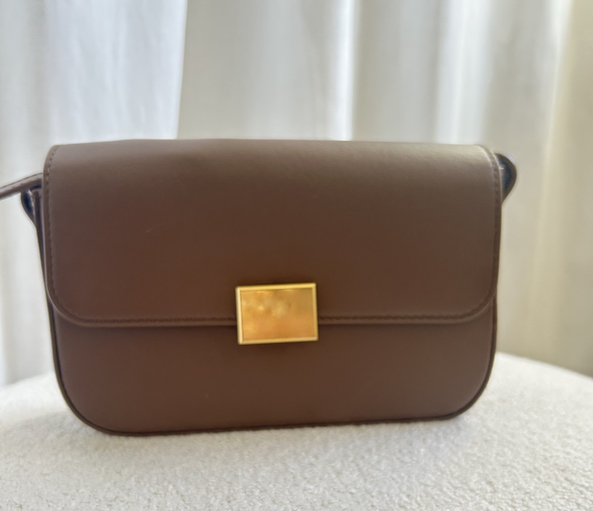 THE CURATED Leather Mini Bag | Espresso Brown | Scandinavian Minimalist Luxury
