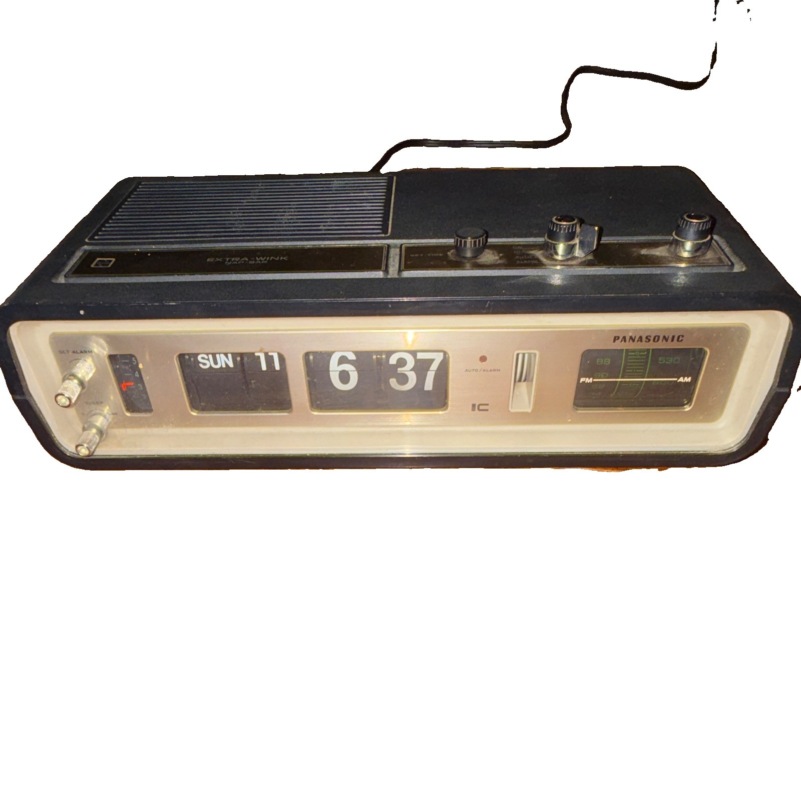 Panasonic RC-6551 Flip Clock Alarm Vintage WORKING-TESTED Panasonic RC-6551 Flip Clock Alarm Vintage WORKING-TESTED