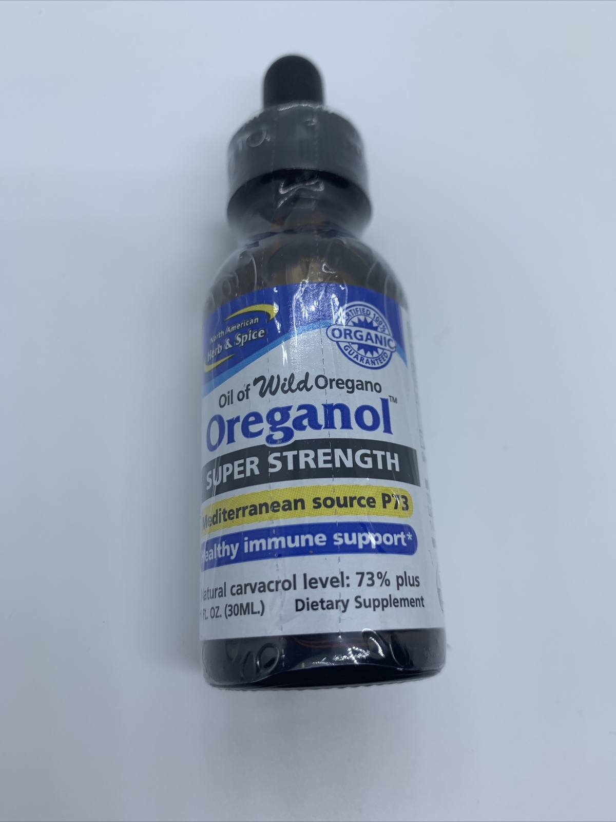 North American Herb & Spice Super Strength P73 Oil Of Oreganol 1oz 30ml Exp 2027