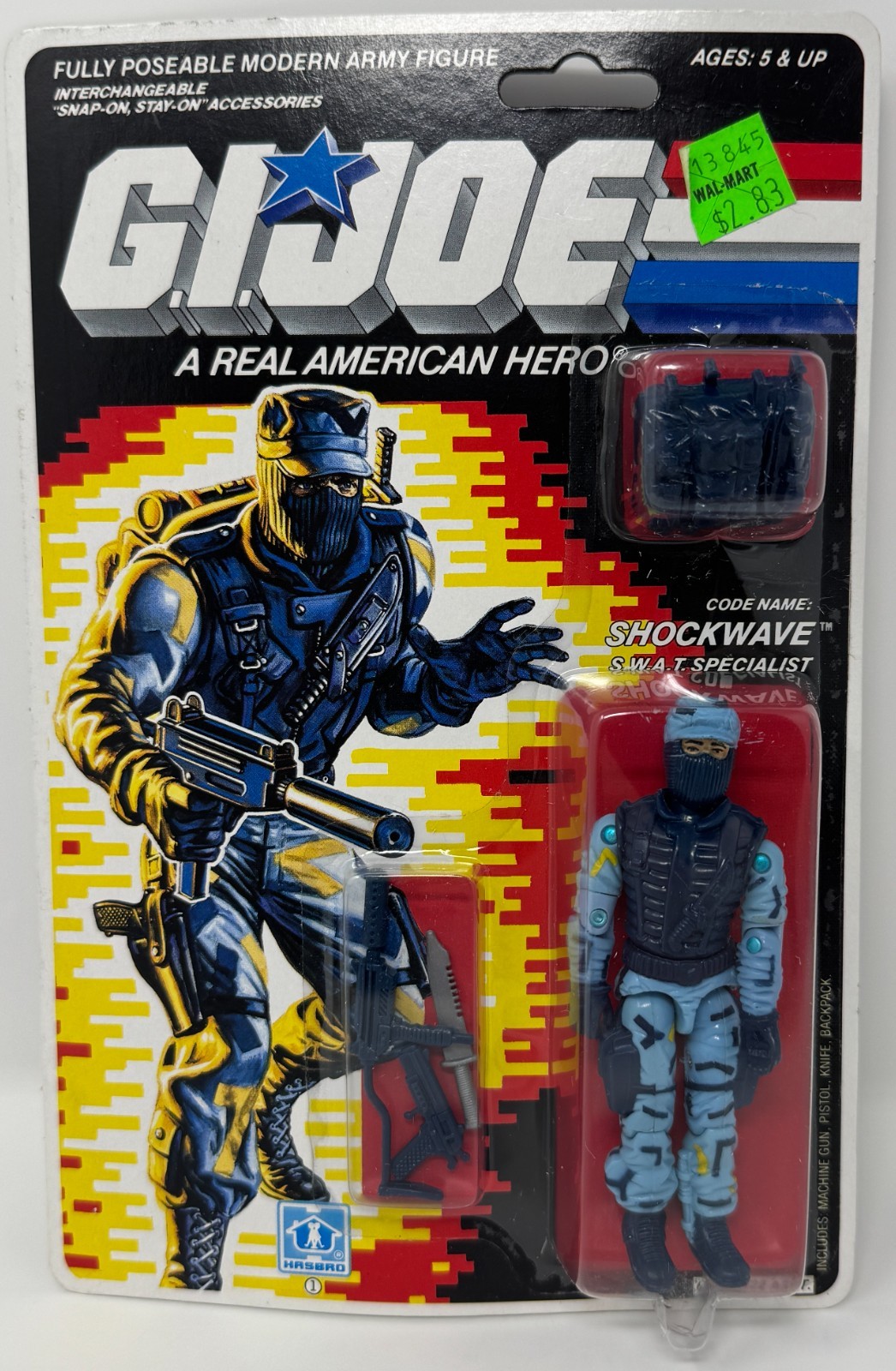 GI Joe Shockwave SWAT Specialist 1988 Hasbro action figure