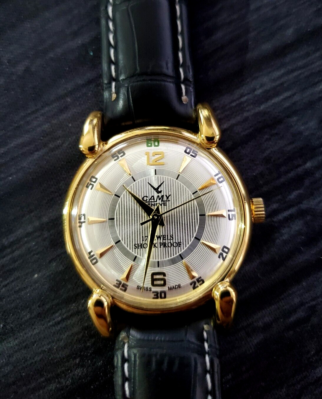 Rare Camy Geneve Mechanical Swiss Watch Restored Serviced- Rare Camy Geneve Mechanical Swiss Watch Restored Serviced-