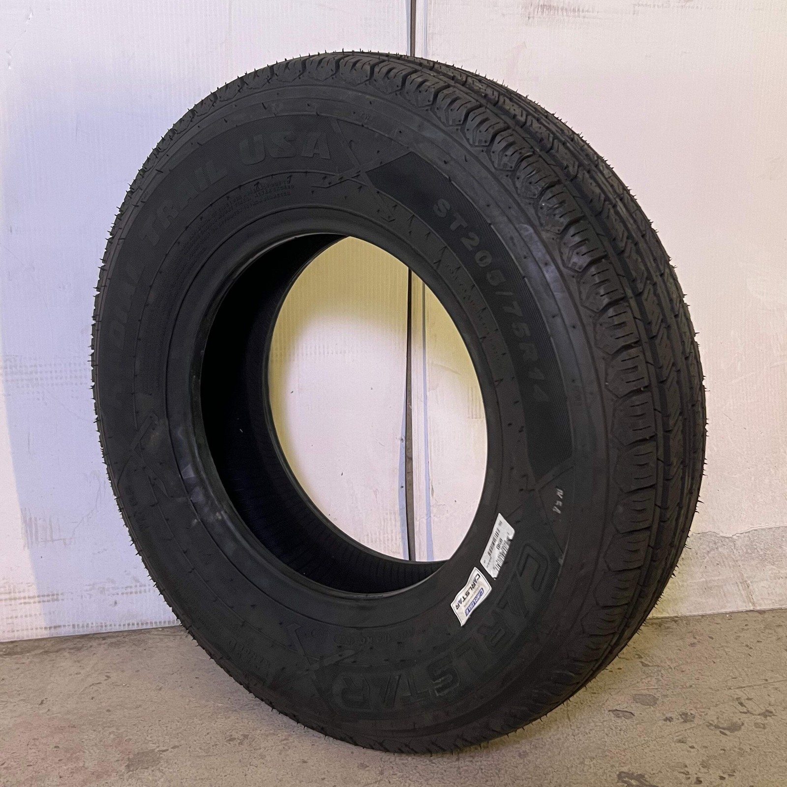 CARLISLE Radial Trail Tires Dot 4524 ST205/75R14 Black 6H1483