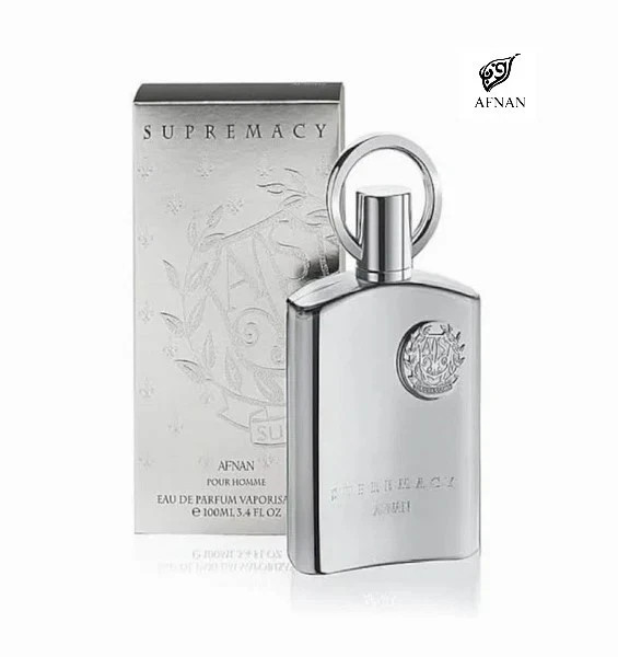 Afnan Supremacy Silver EDP for Men 3.4 oz 100 ml New in Box Authentic
