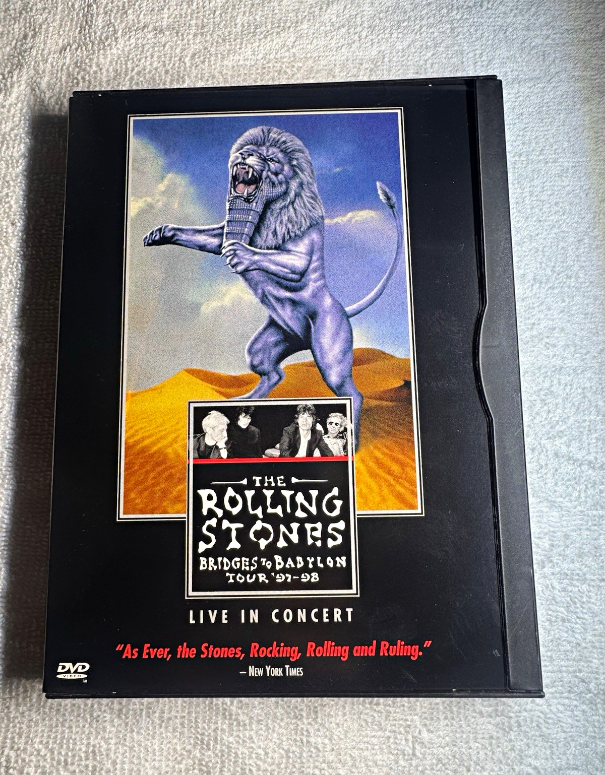 The Rolling Stones Bridges to Babylon Tour 97-98 DVD Vintage Snapper Case Live The Rolling Stones Bridges to Babylon Tour 97-98 DVD Vintage Snapper Case Live