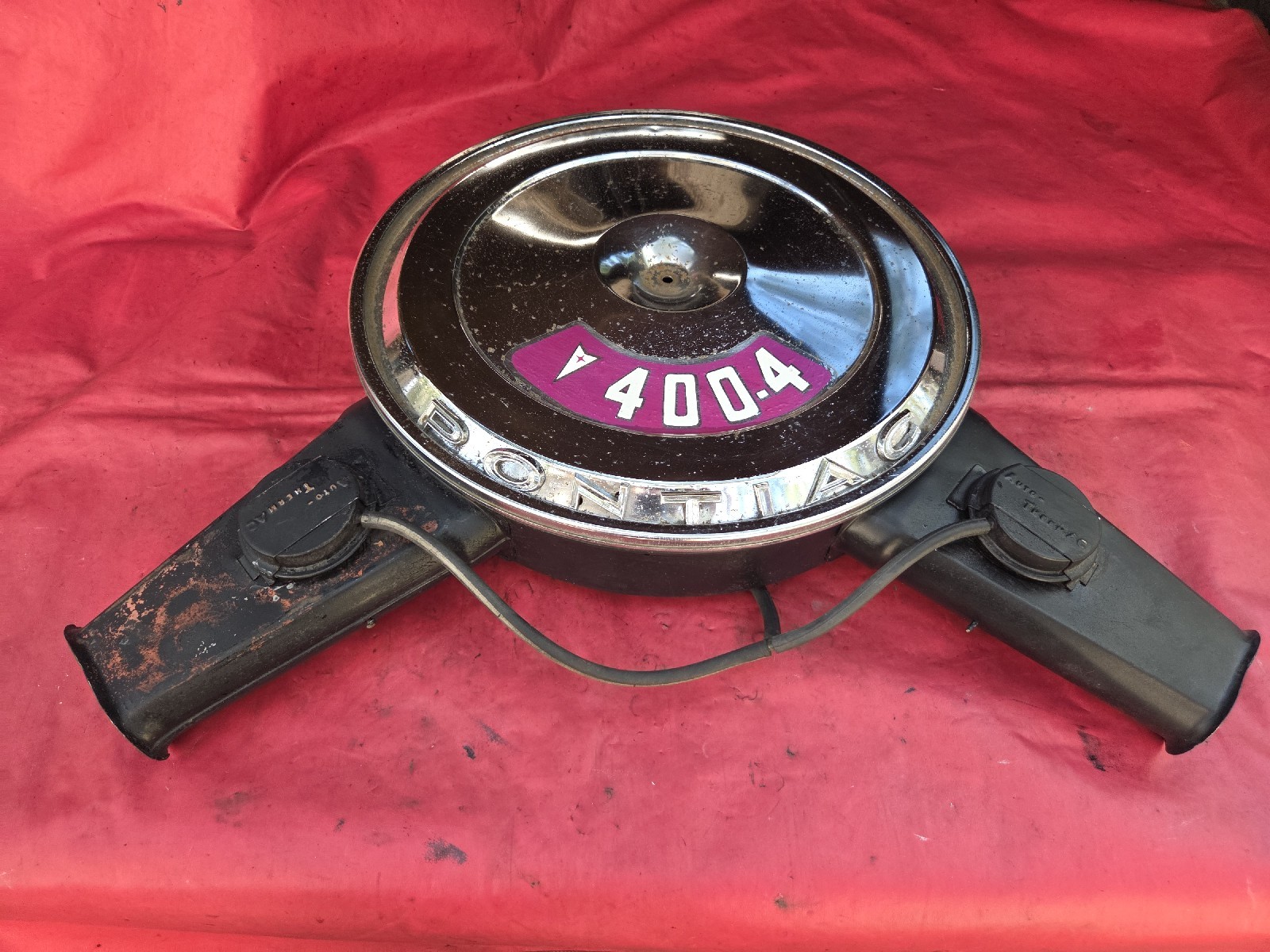 1968-72 Pontiac Firebird GTO Dual Snorkel Air Cleaner Original GM 1968-72 Pontiac Firebird GTO Dual Snorkel Air Cleaner Original GM