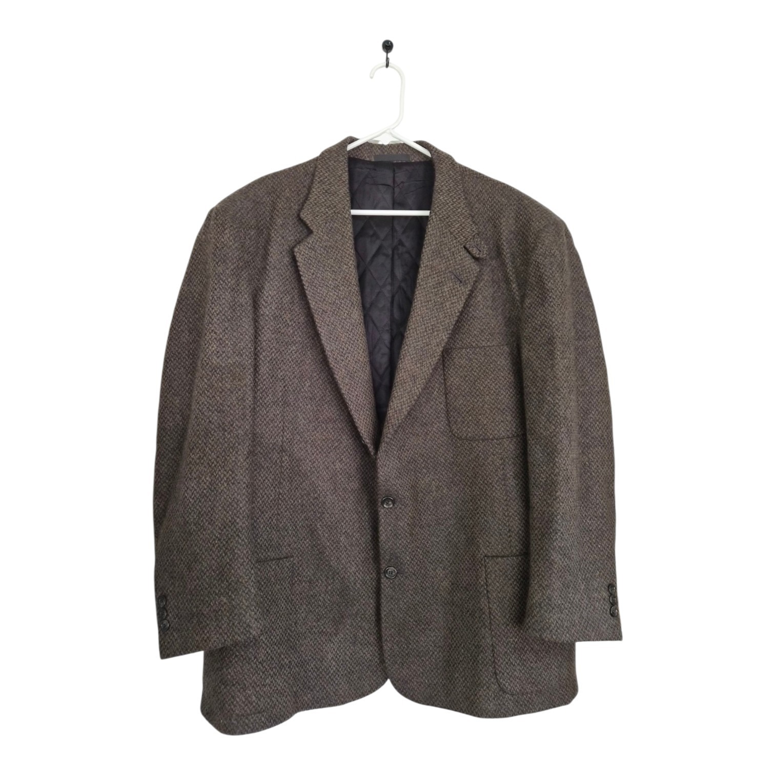 Vintage L.L. Bean XXL Wool Tweed Blazer Thinsulate USA Made Grandpa Core