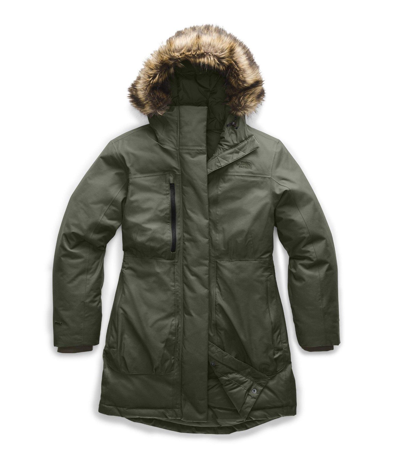 THE NORTH FACE Women\'s Downtown Parka, New Taupe Green, X-Large