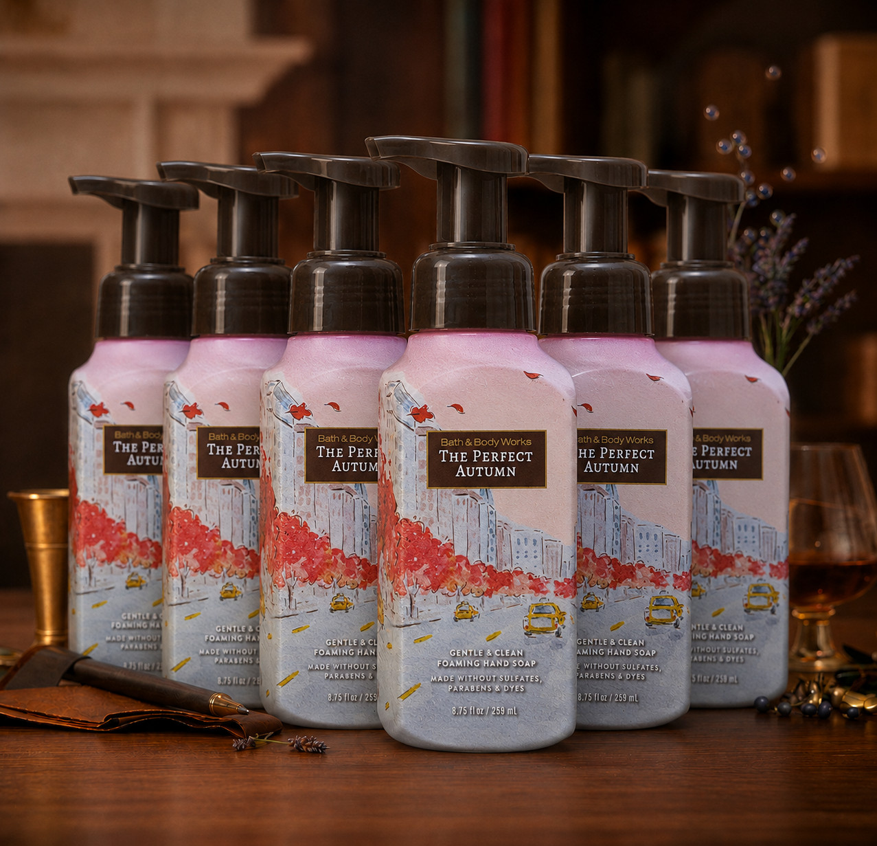 Bath & Body Works - The Perfect Autumn  Foaming Hand Soap 8.75 oz – [6 Pack]