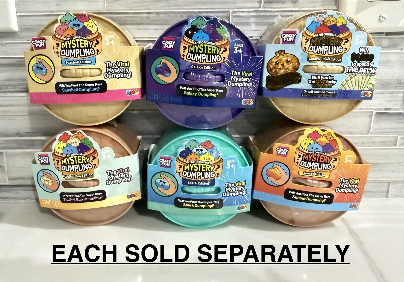 VIRAL AUTHENTIC MYSTERY SQUISHY DUMPLING *SOLD SEPERATELY* FAST SHIPPING