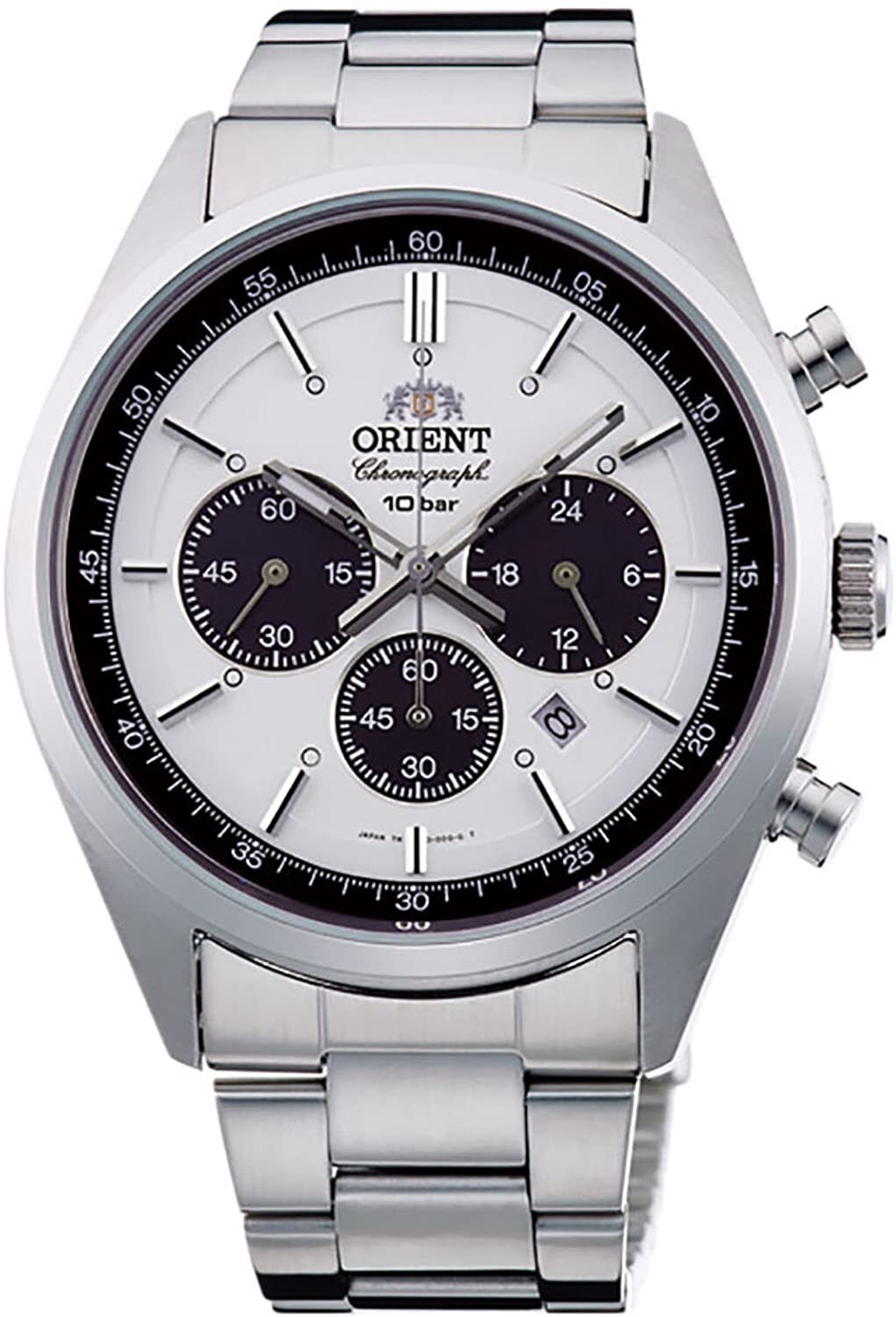 ORIENT NEO 70\'s SOLAR PANDA WV0041TX Solar Chronograph Men Watch New