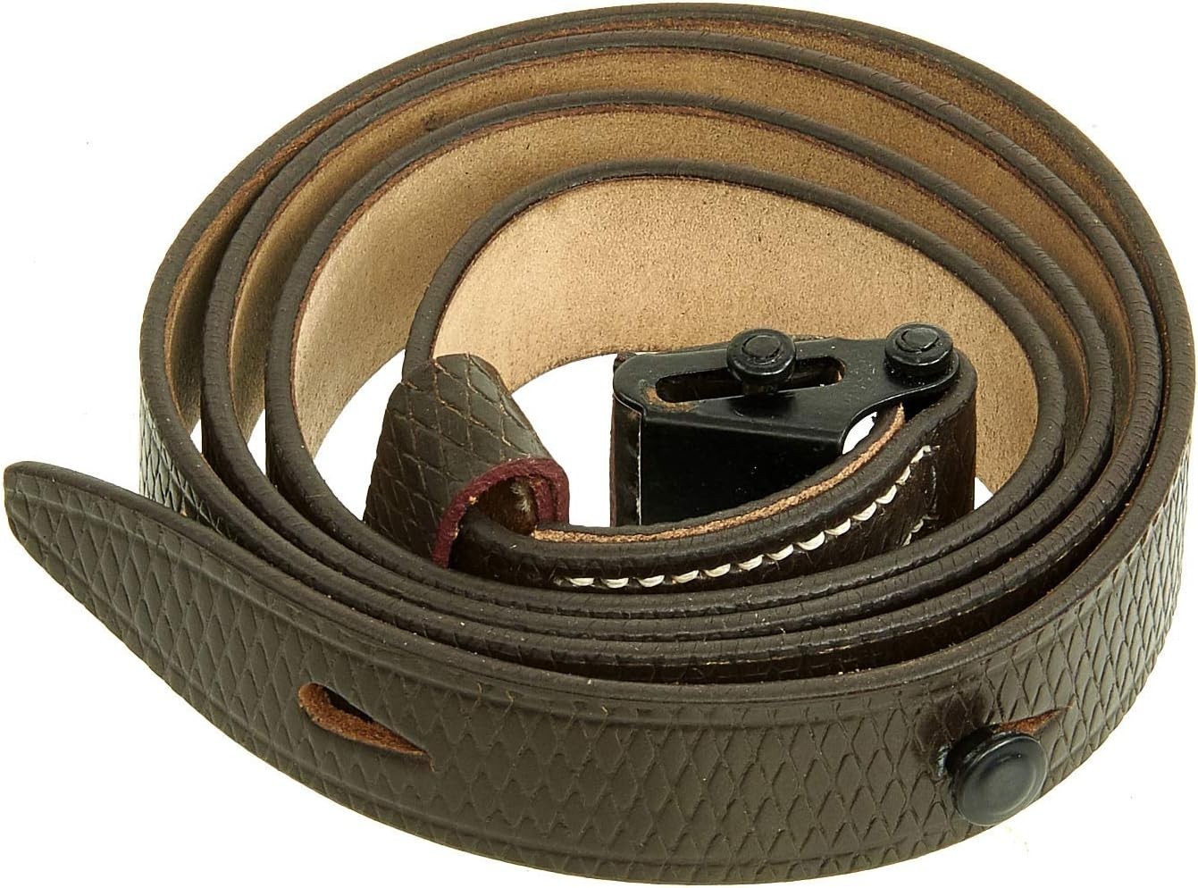 Authentic German MP Brown Leather Carrying Sling WWII Replica Military Gear WW2