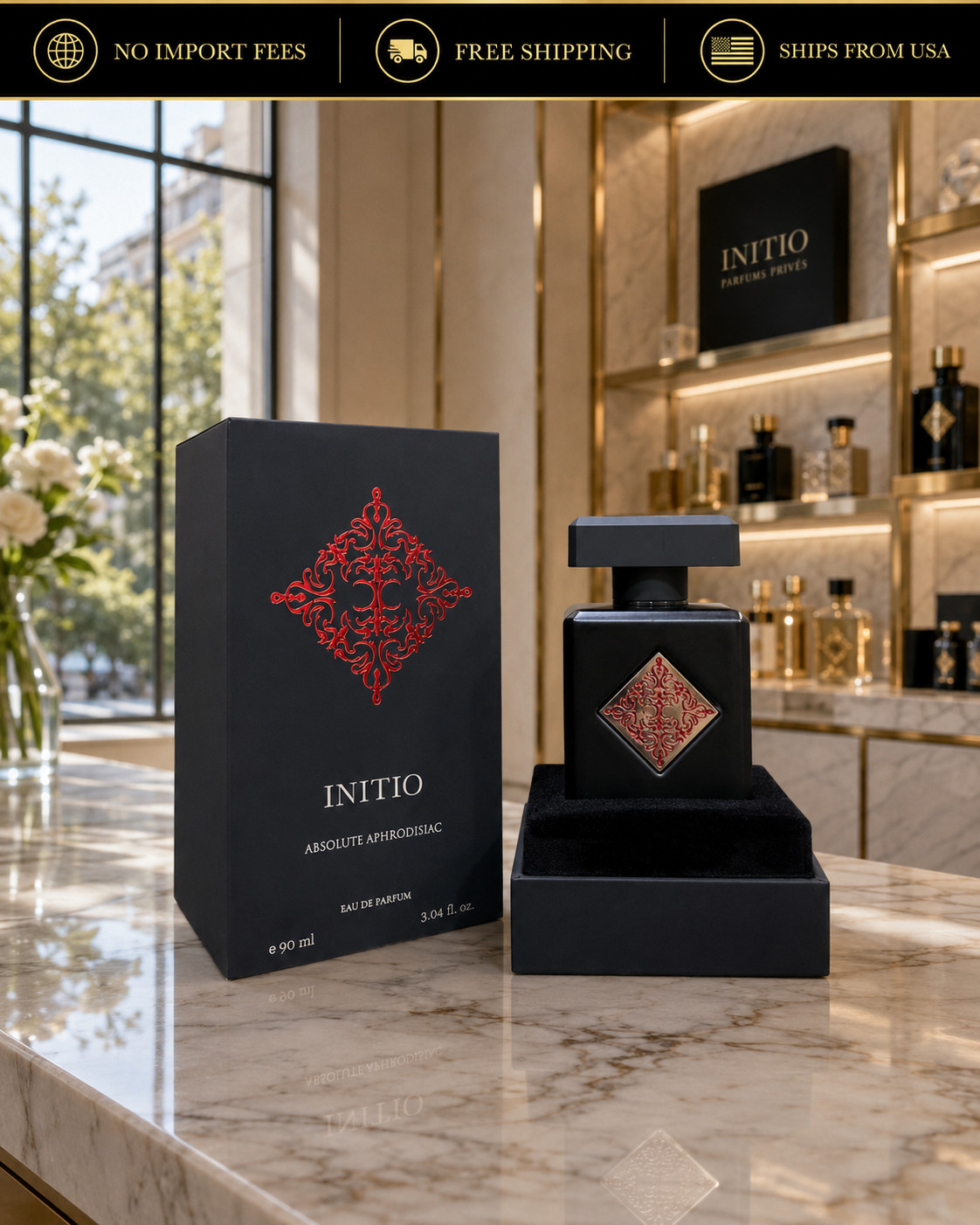 initio absolute aphrodisiac Eau de Parfum for Unisex 90 ml New in Sealed Box