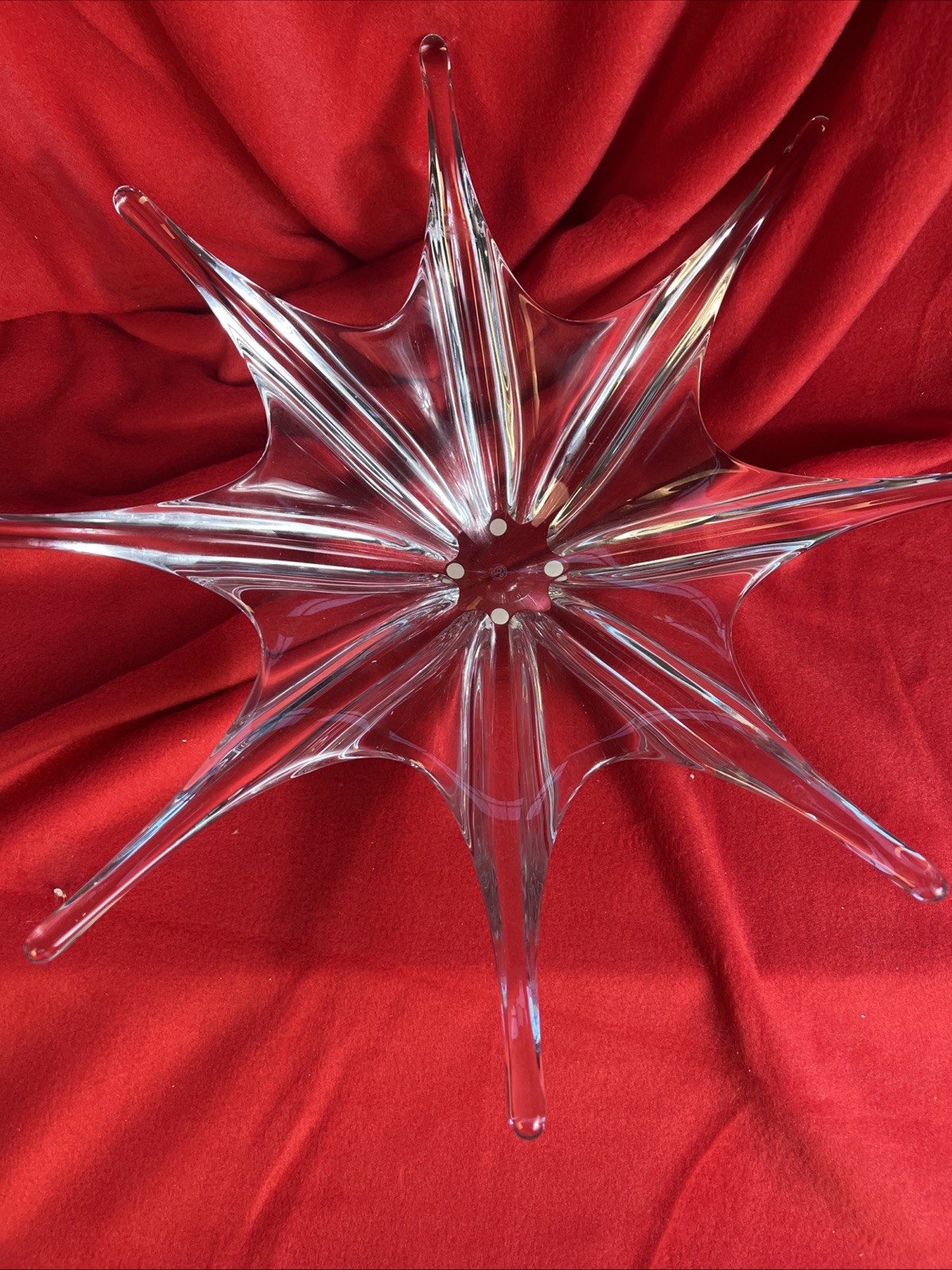 Baccarat Crystal STELLA Starfish Centerpiece Bowl, 16” France