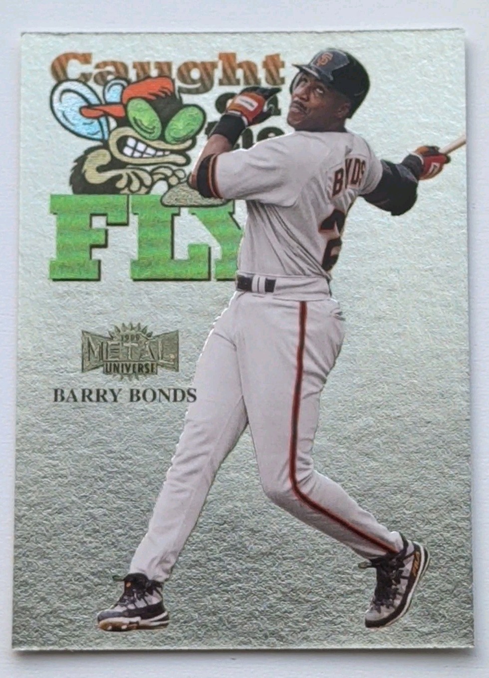 1999 Skybox Metal Universe - Caught on the Fly Barry Bonds #246 1999 Skybox Metal Universe - Caught on the Fly Barry Bonds #246