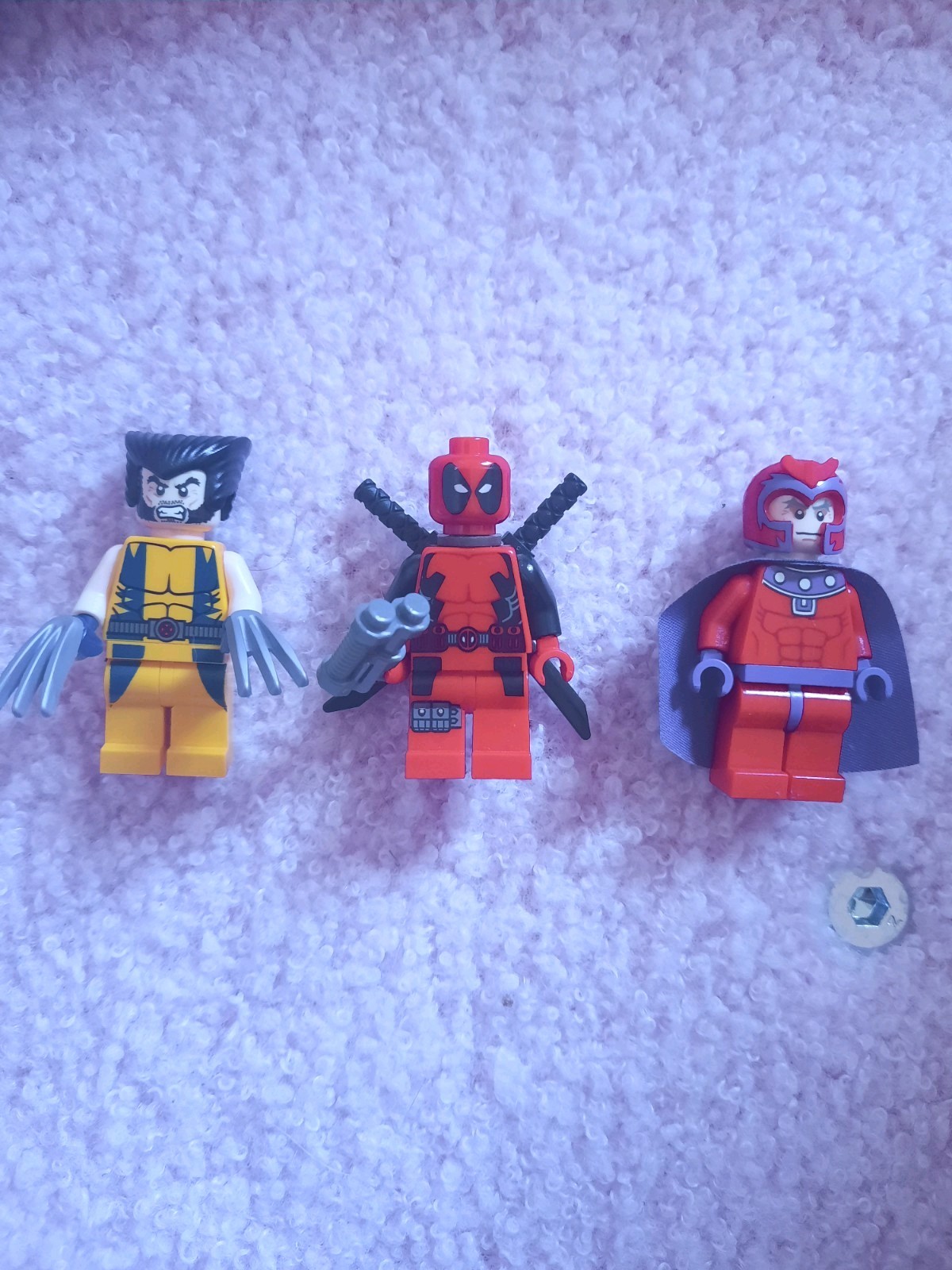 LEGO MARVEL Super Heroes Deadpool Wolverine Magneto Minifigures X-Men 6866 100% LEGO MARVEL Super Heroes Deadpool Wolverine Magneto Minifigures X-Men 6866 100%
