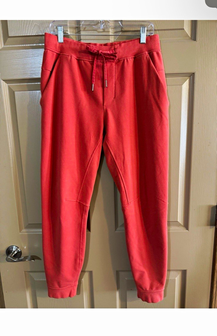 Men’s Lululemon City Sweat Jogger in Vintage Vermillion - Size Large