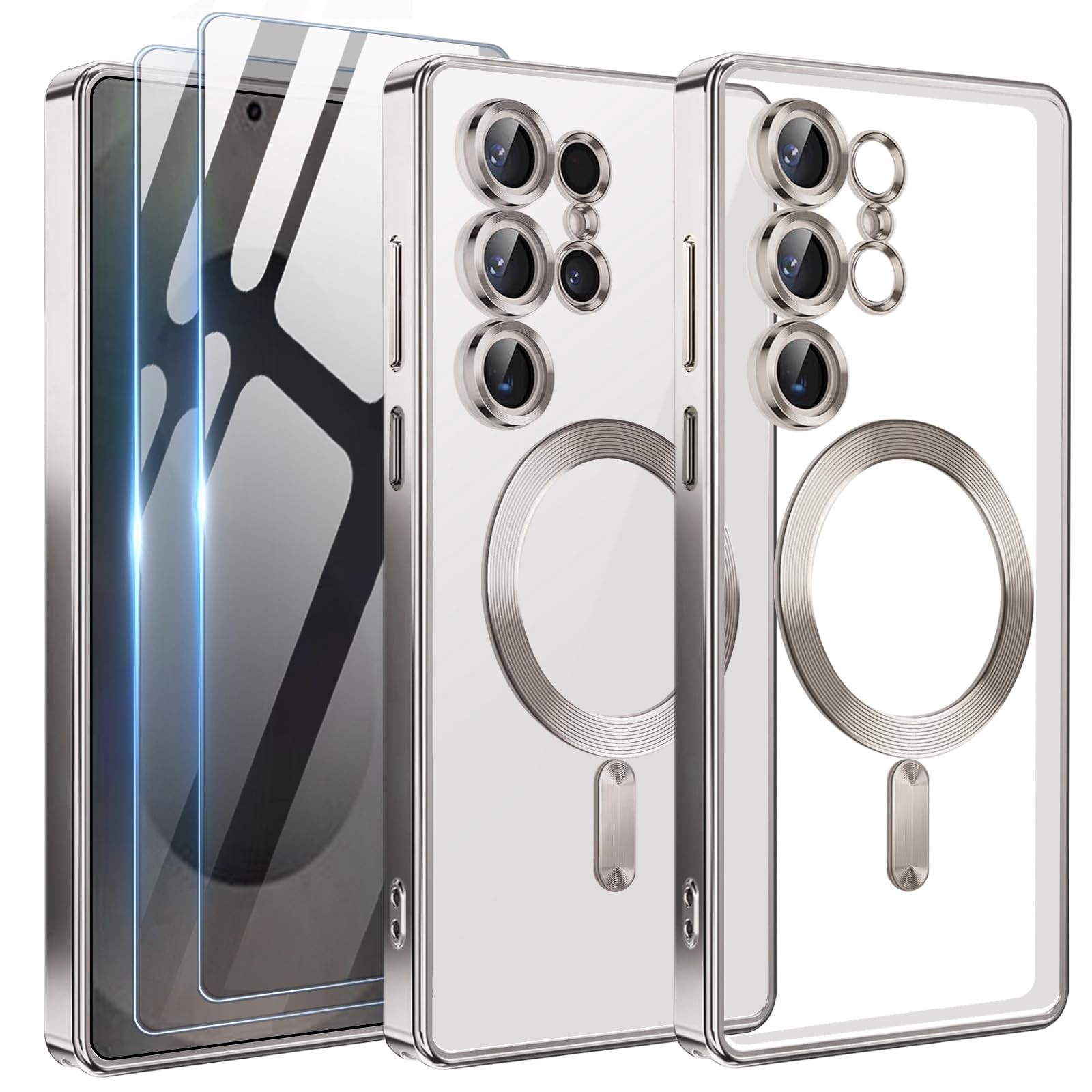 Funda MagSafe Para Samsung Galaxy S25 Ultra Con Protector De Pantalla Privacidad Funda MagSafe Para Samsung Galaxy S25 Ultra Con Protector De Pantalla Privacidad