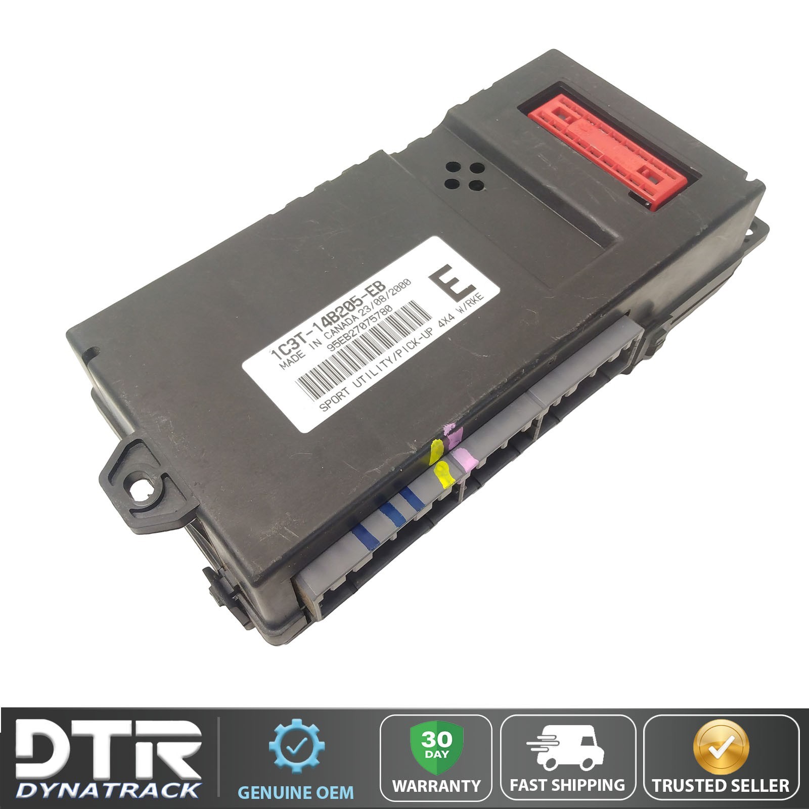 Ford F-250 F-350 Excursion 2001-2002 GEM Electronic Module 1C3T-14B205-EB Ford F-250 F-350 Excursion 2001-2002 GEM Electronic Module 1C3T-14B205-EB