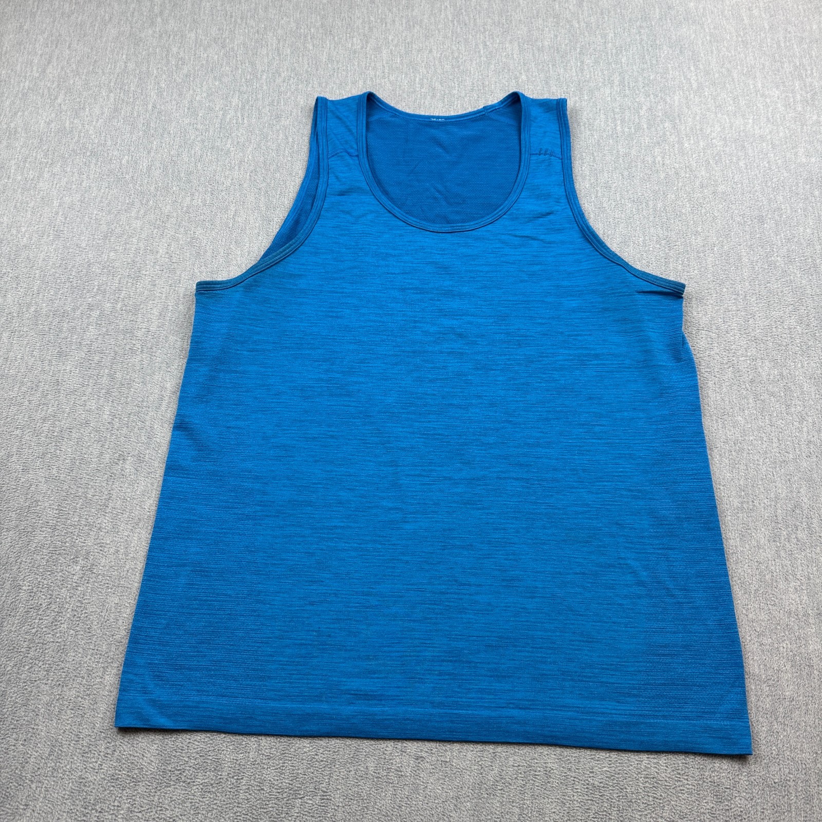 Lululemon x Barry\'s Bootcamp Shirt Mens Large Blue Metal Vent Tech Tank Top Gym
