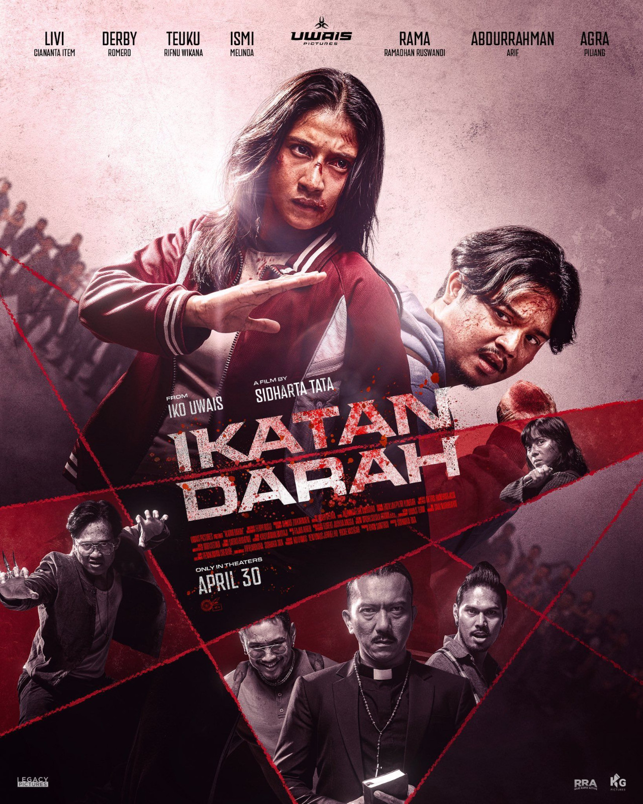 Ikatan Darah Poster Indonesian Action Thriller Film Print