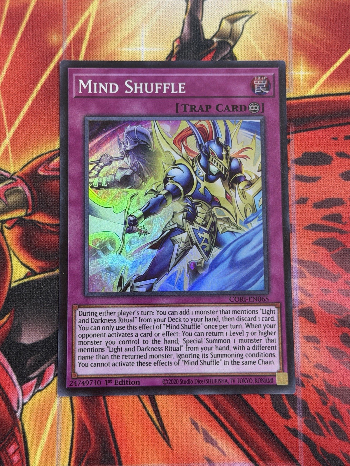 Yugioh Mind Shuffle Super Rare CORI Yugioh Mind Shuffle Super Rare CORI