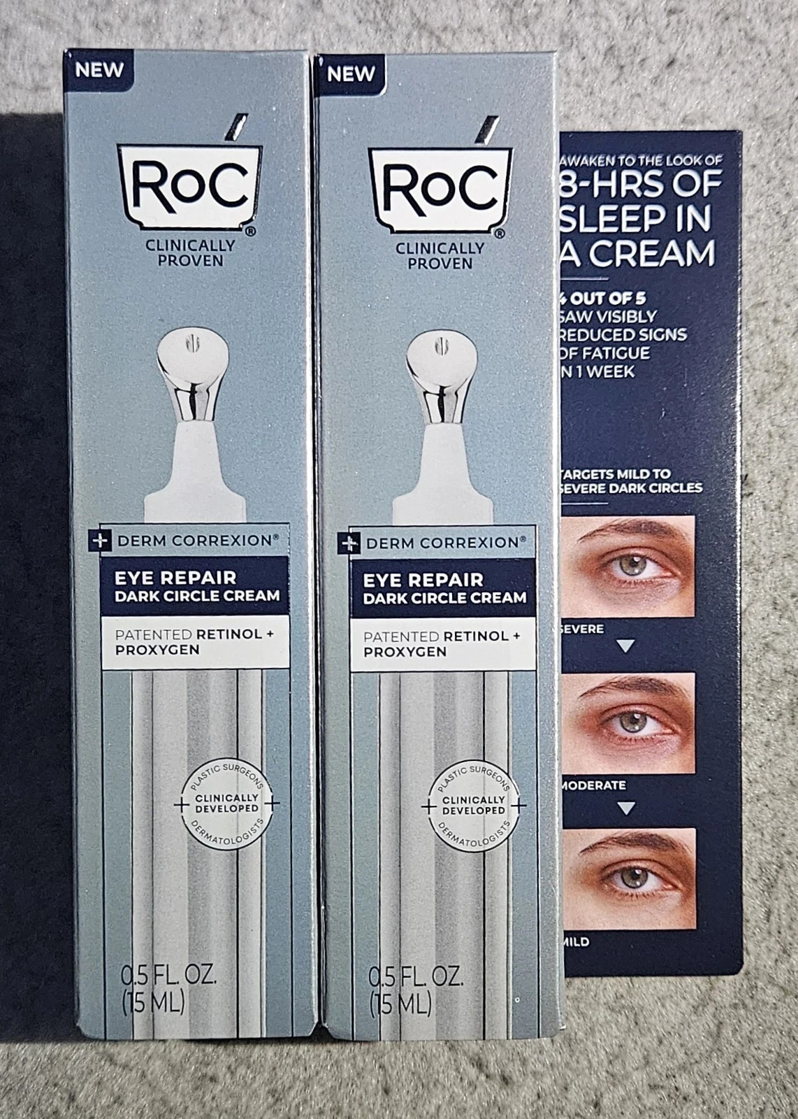 RoC Derm Correxion Eye Repair Dark Circle Cream - Lot of 2 - BRAND NEW RoC Derm Correxion Eye Repair Dark Circle Cream - Lot of 2 - BRAND NEW