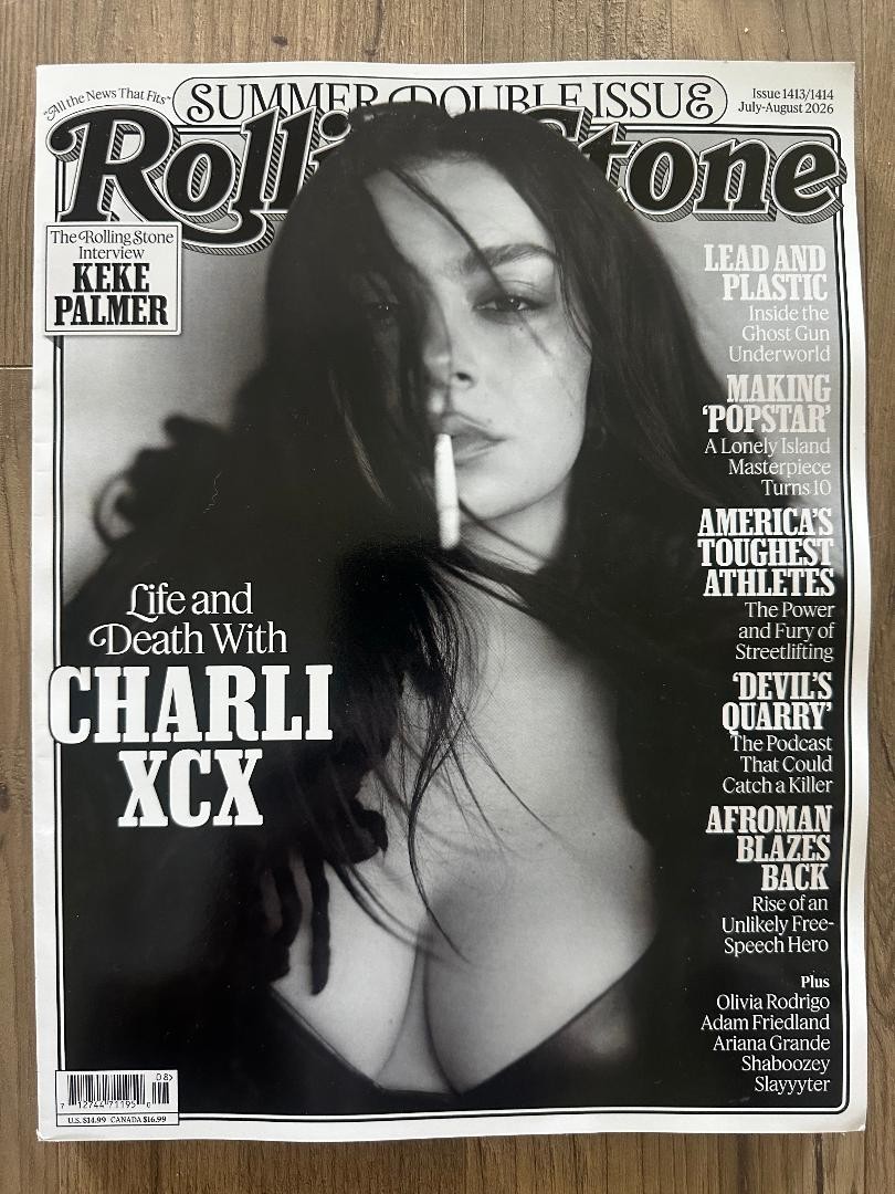 2026 ROLLING STONE July August CHARLI XCX Summer Double Issue ARIANA GRANDE New