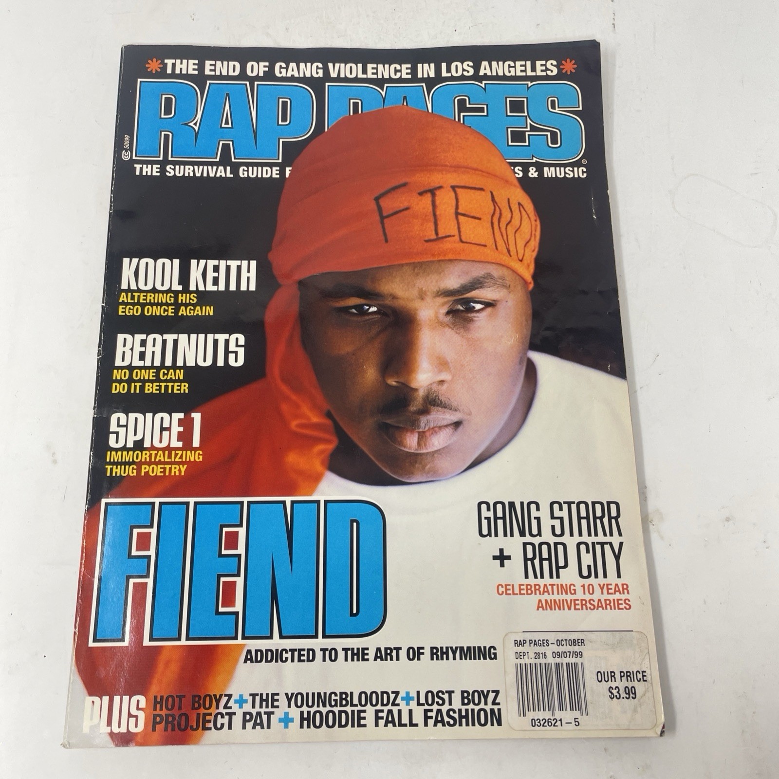 RARE Rap Pages Magazine October 1999 P-Diddy Puff Daddy Advertisement on Back RARE Rap Pages Magazine October 1999 P-Diddy Puff Daddy Advertisement on Back