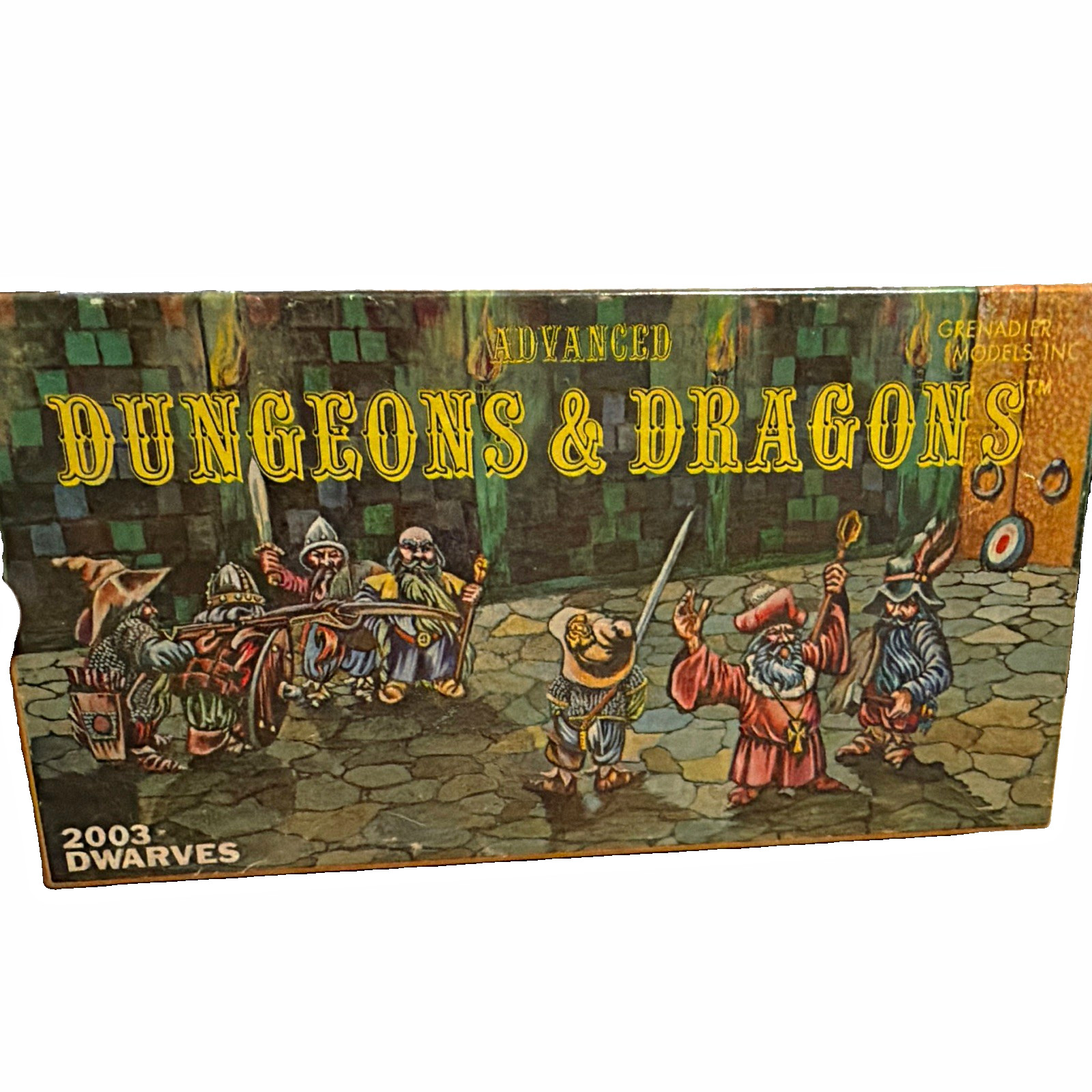 Vintage Grenadier AD&D 2003 Dwarves Miniatures Box Set TSR Painted D&D