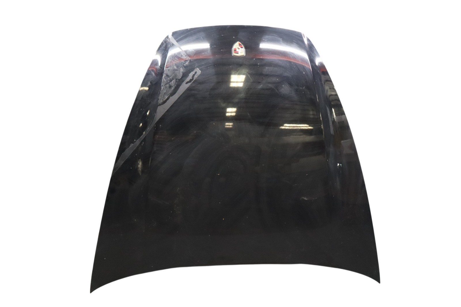 11-14 Porsche Cayenne Turbo 958 Front Hood Panel Assembly Black 95851101103 Oem 11-14 Porsche Cayenne Turbo 958 Front Hood Panel Assembly Black 95851101103 Oem