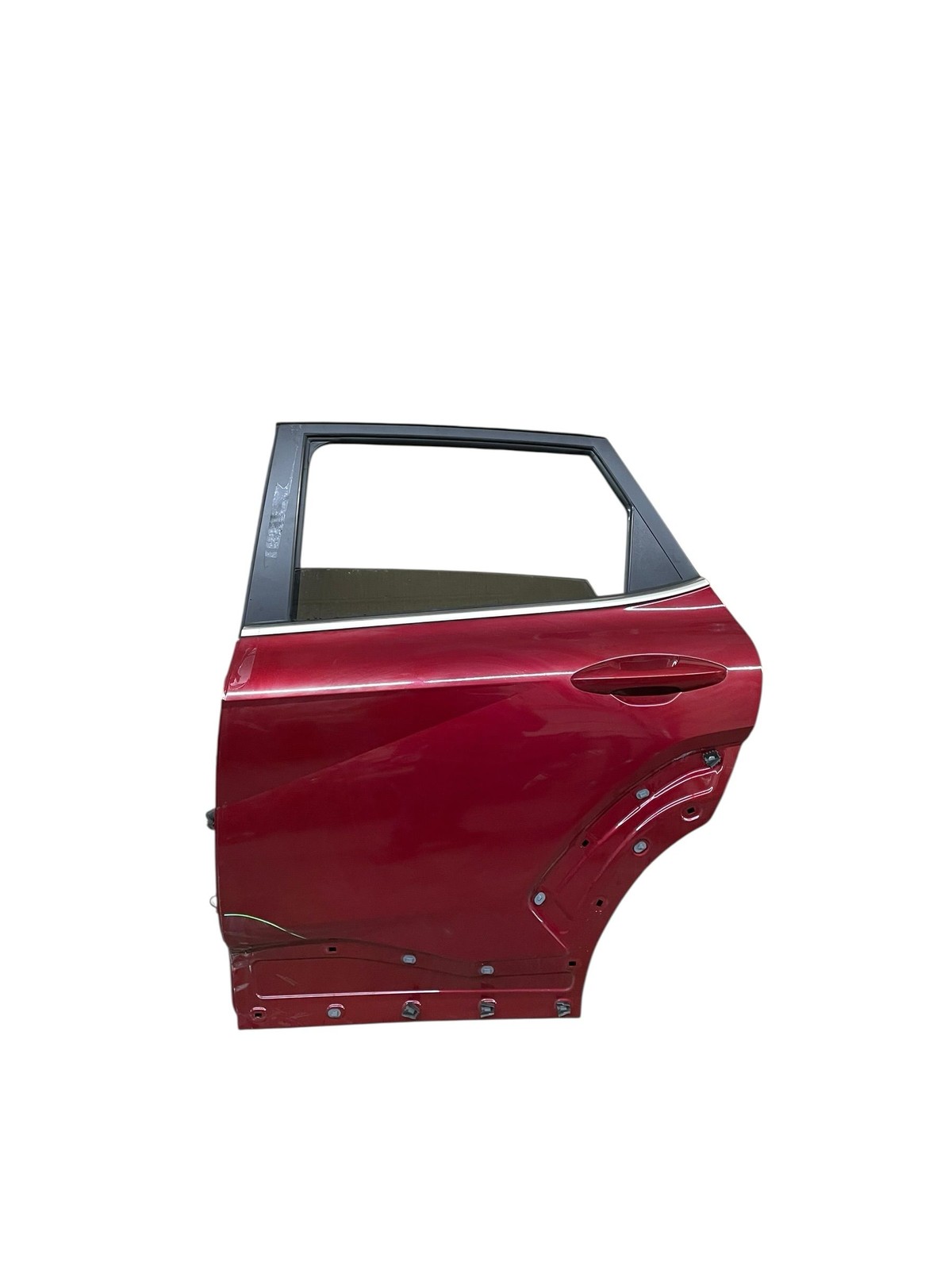 24-26 HYUNDAI KONA OEM REAR LEFT DRIVER SIDE DOOR ULTIMATE RED METALLIC (R2P)