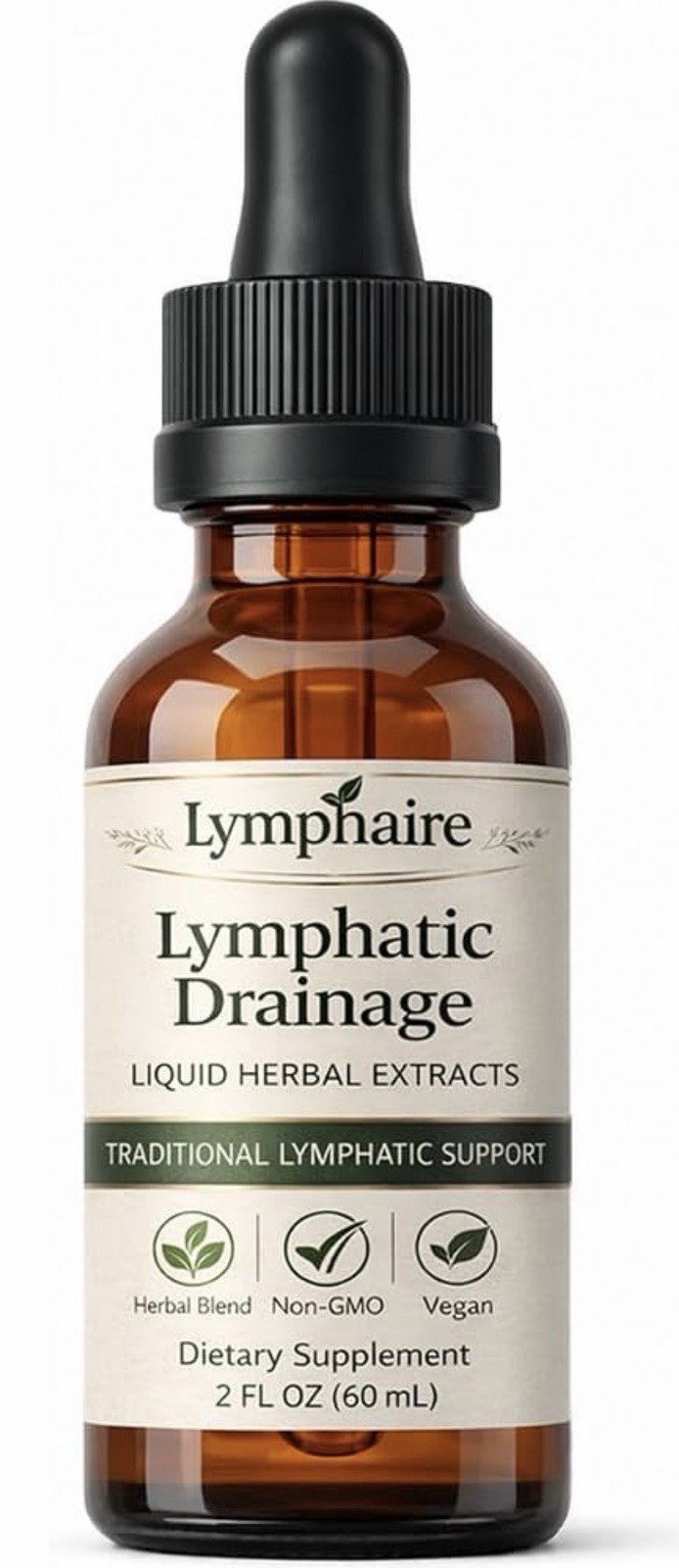 Lymphoria - Lymphatic Drainage 59ml - Detox, Bloat Relief & Immune Support ,1-5x