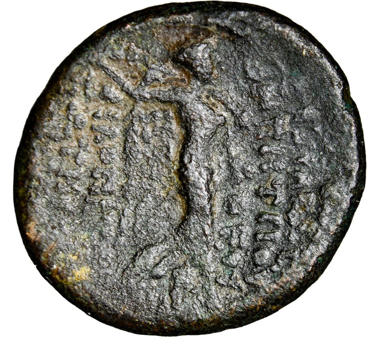 SCARCE Seleukid Empire, Demetrios III Eukairos Æ 20mm. Damaskos, 97-87 BC. Coin SCARCE Seleukid Empire, Demetrios III Eukairos Æ 20mm. Damaskos, 97-87 BC. Coin