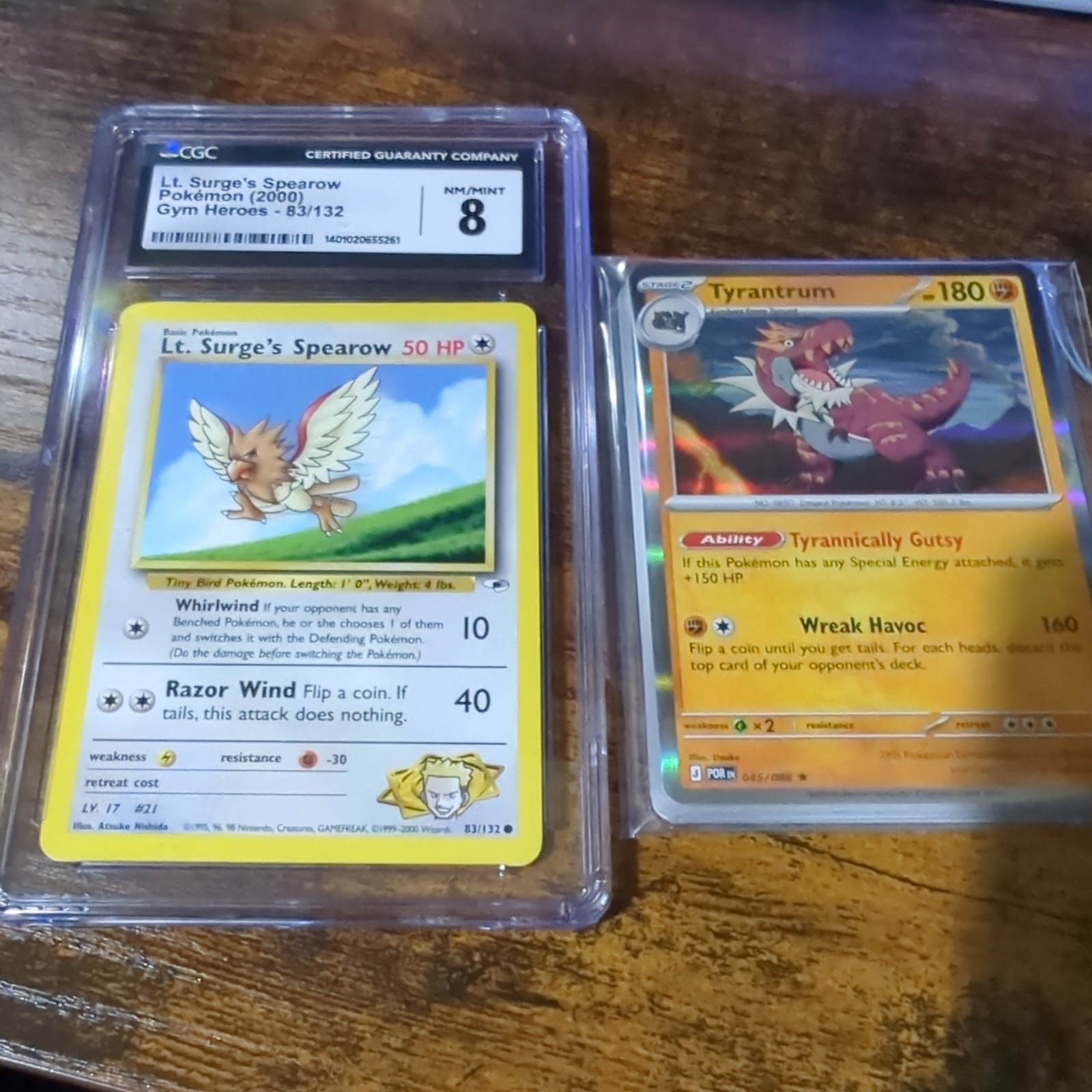 Pokemon Lt Surge's Spearow 83/132 (2000 Gym Heroes) + 13 Card Lot w/ Rare, Holos