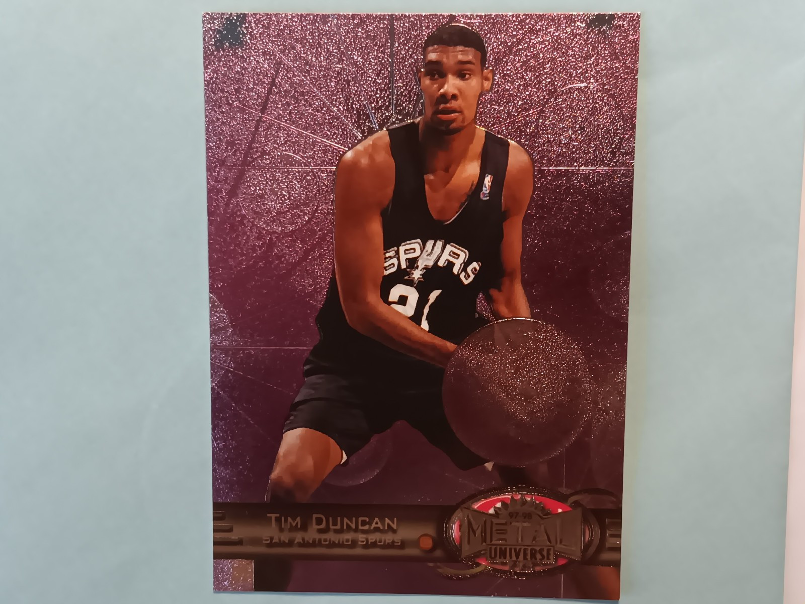 1997/98 Metal Universe Tim Duncan Rookie #66 1997/98 Metal Universe Tim Duncan Rookie #66