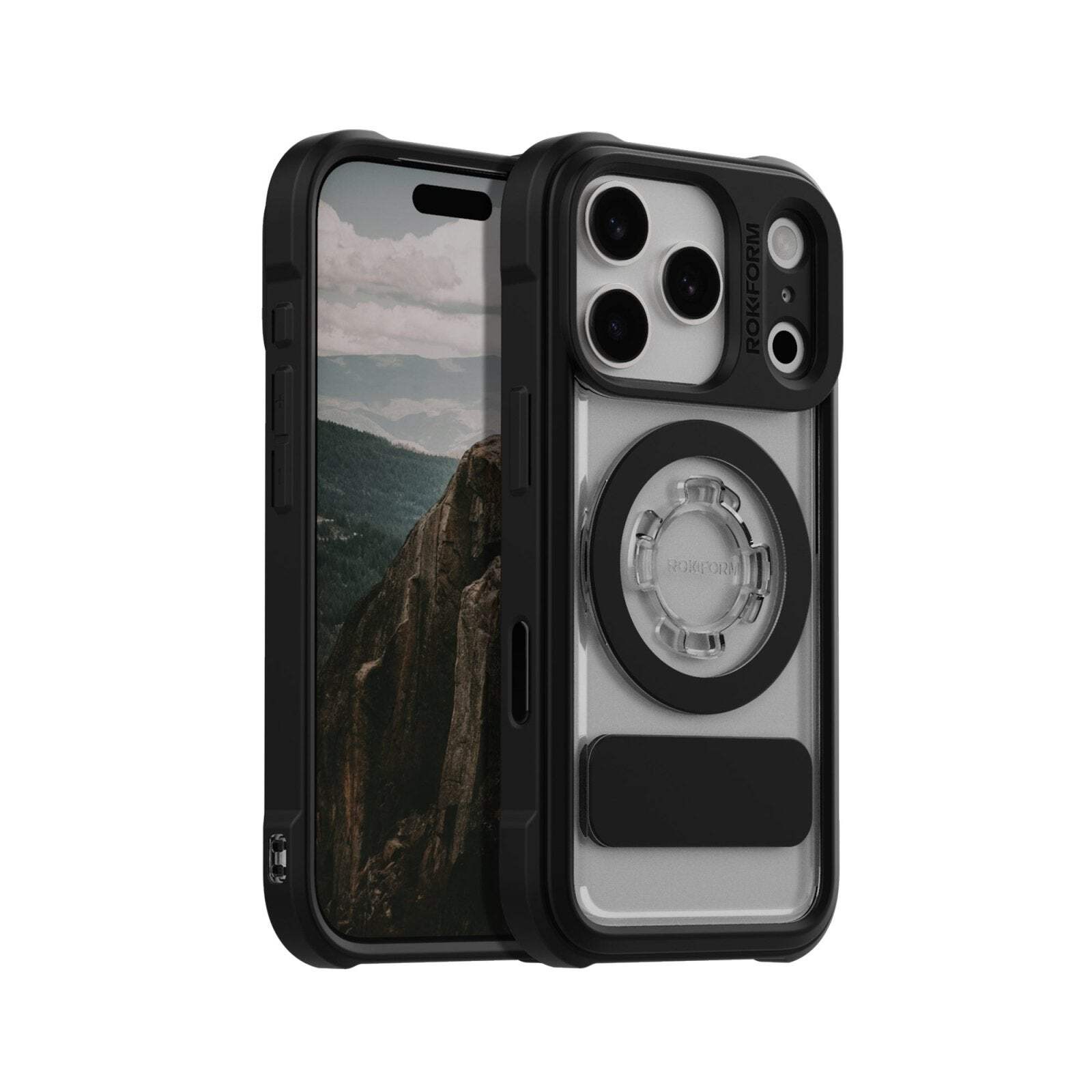 RokForm iPhone 17 Pro Magnetic Crystal Case - Military Grate Tested Protection