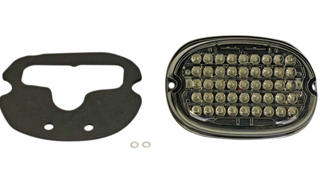 Custom Dynamics Low Profile LED Taillight w/Top Window Smoke #CD-TL-TW-S