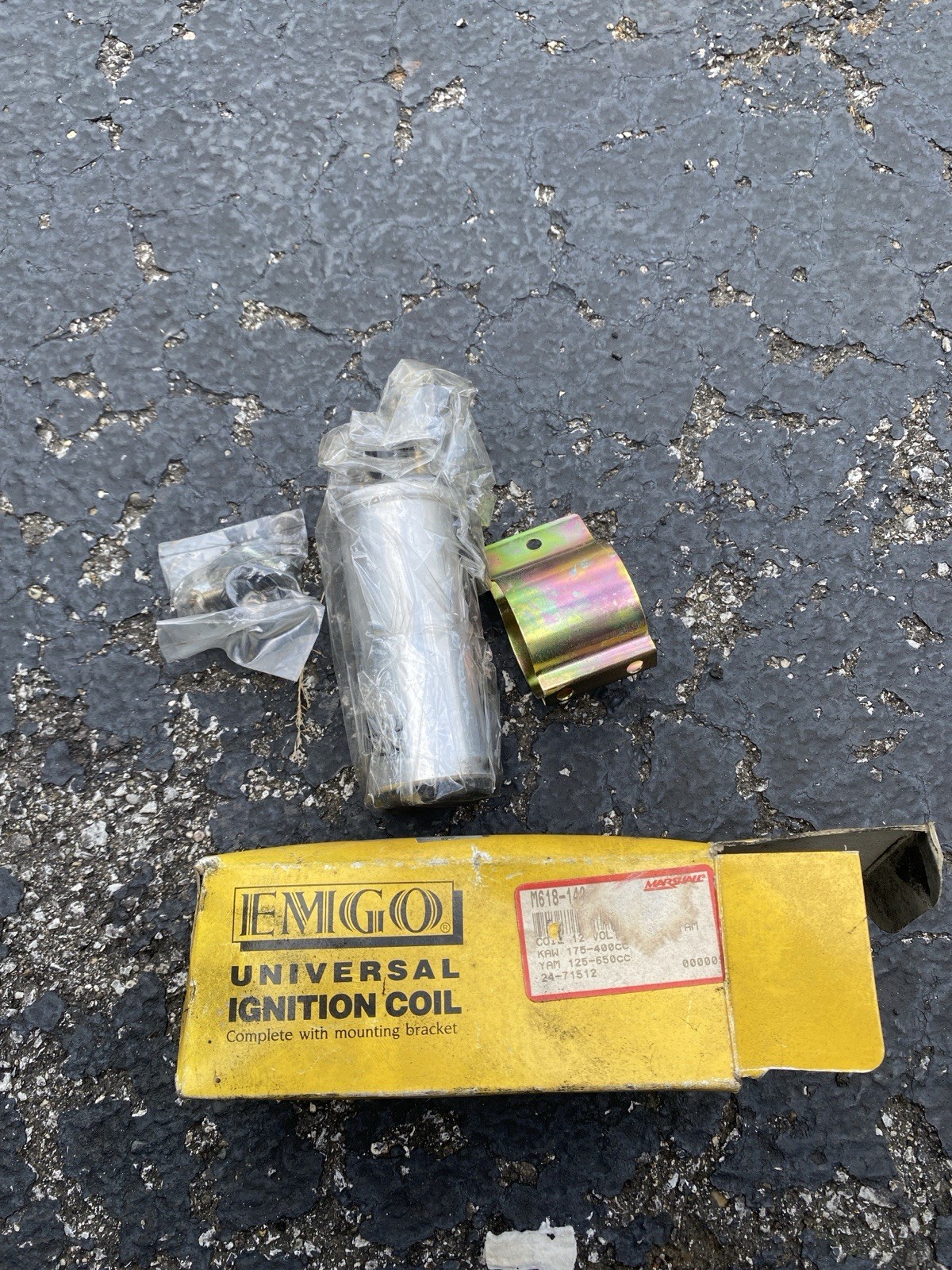 NOS Emgo - 24-71512 - 12v Universal Ignition Coil 