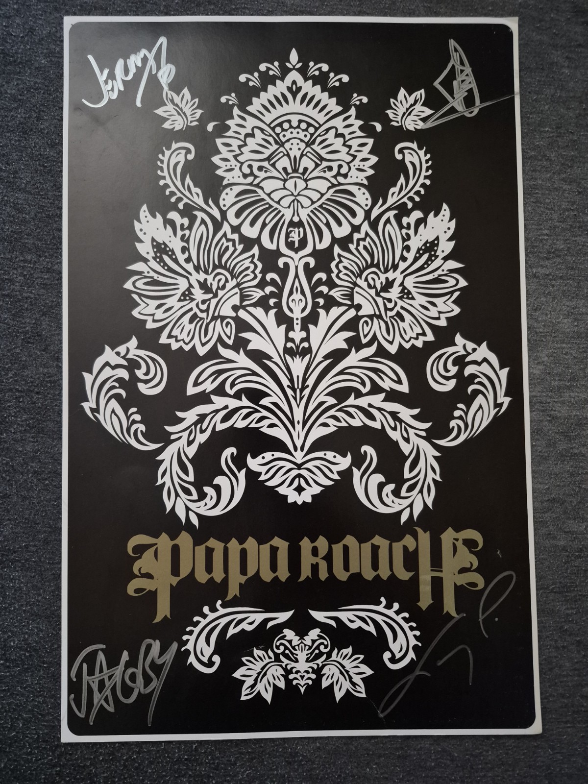 Papa Roach Signed 11x17 Lithograph