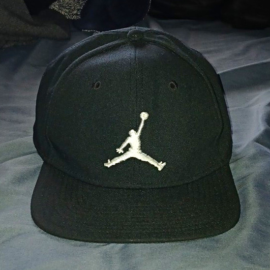 Jordan Pro Cap Black M/L Twill Polyester Adjustable Snapback Jumpman Hat Jordan Pro Cap Black M/L Twill Polyester Adjustable Snapback Jumpman Hat