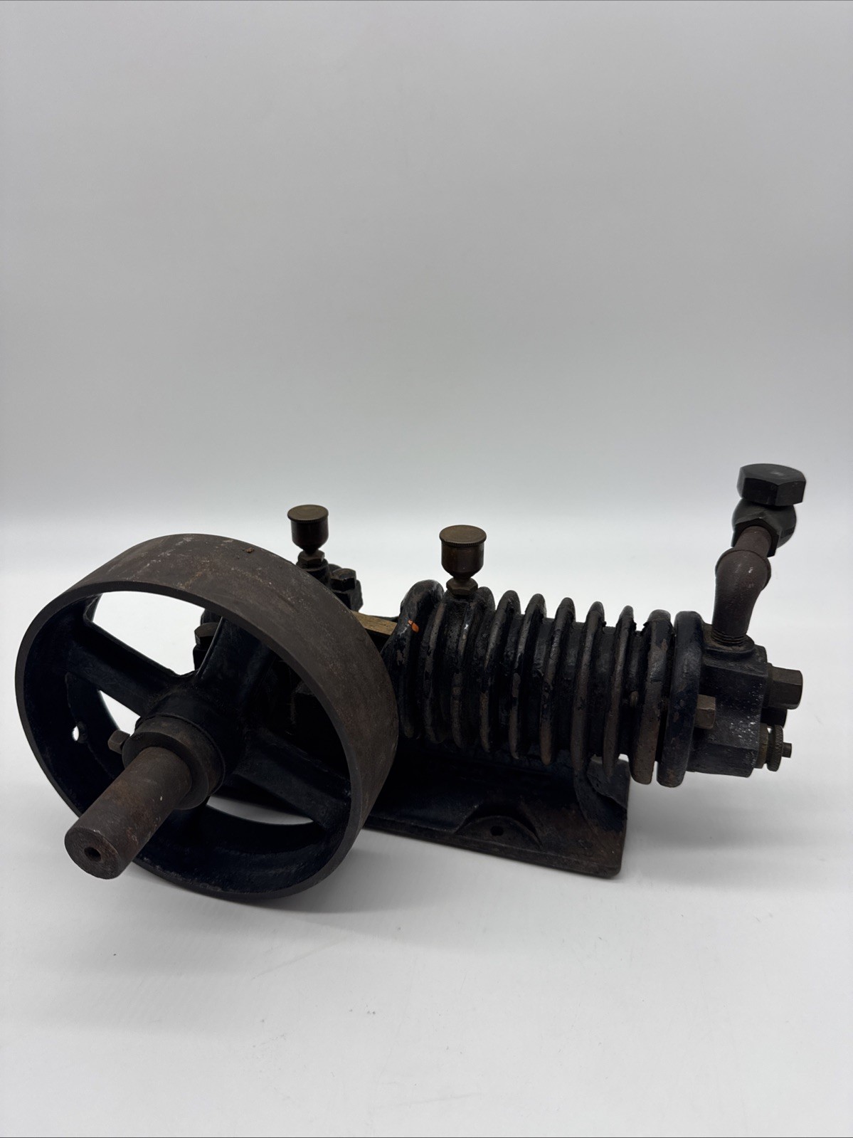 Antique Brunner Air Compressor Parts Neat Air Cooled Hit Miss Engine Model Antique Brunner Air Compressor Parts Neat Air Cooled Hit Miss Engine Model